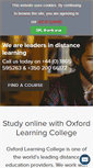 Mobile Screenshot of oxfordcollege.ac