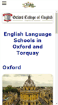Mobile Screenshot of oxfordcollege.co.uk